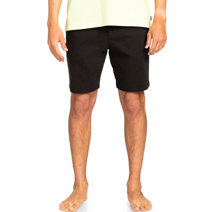 Billabong Mens New Order Wave 19" Chino Shorts - Raven