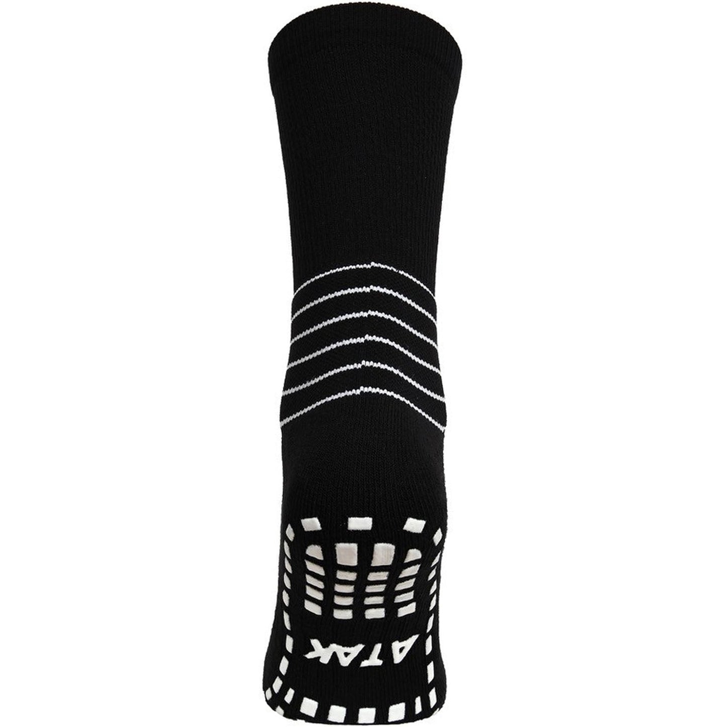 Atak Mens C-Grip Mid Leg Compression Football Socks - Black