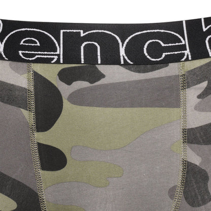 Bench Mens Selden 3 Pack Logo Waistband Boxer Shorts