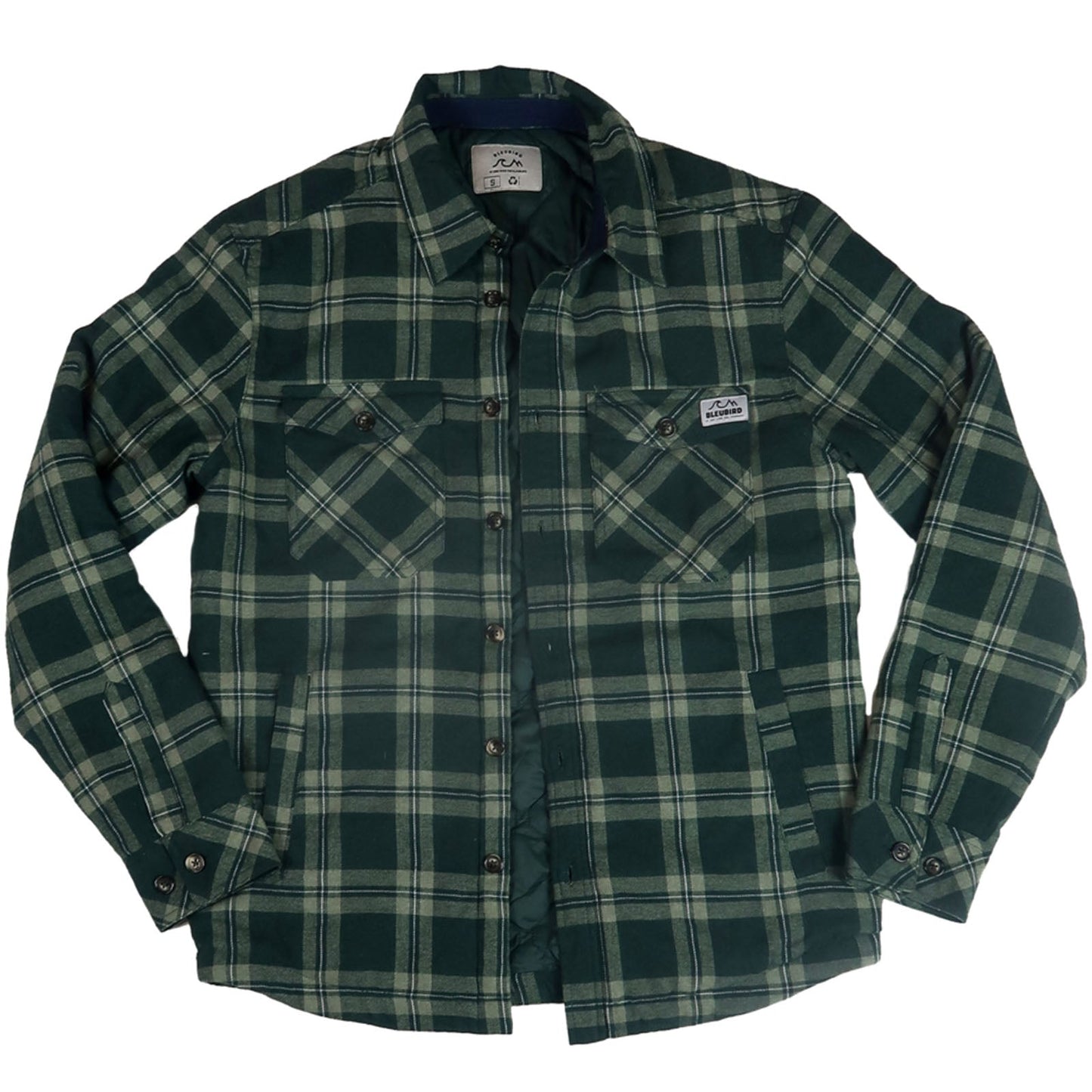 Bleubird Unisex Sequoia Checkered Long Sleeve Shirt