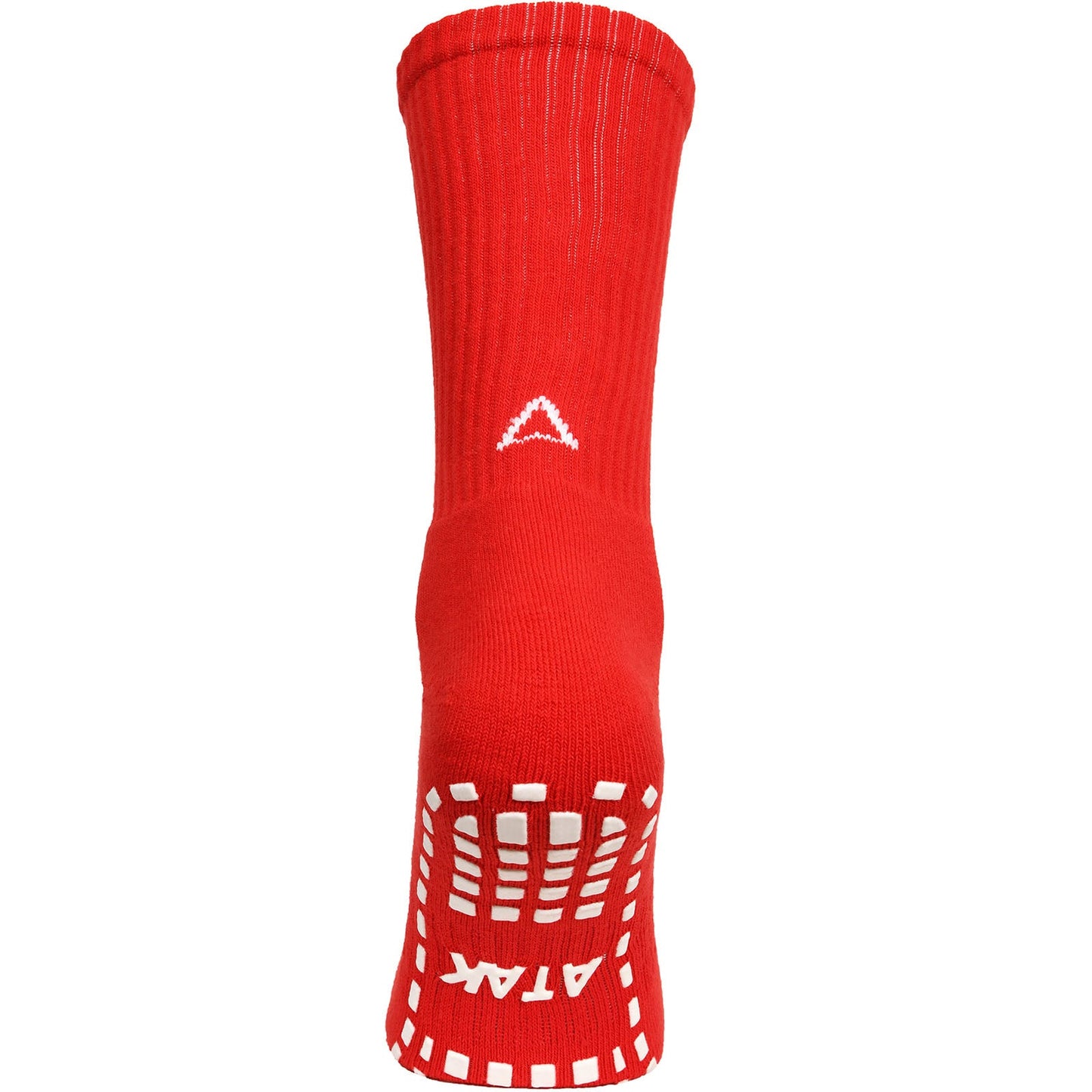 Atak Mens Shox Grip Non-Slip Football Socks Red