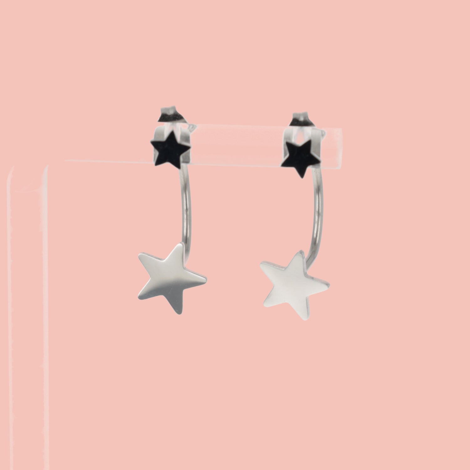 Star Ear Jacket Earrings