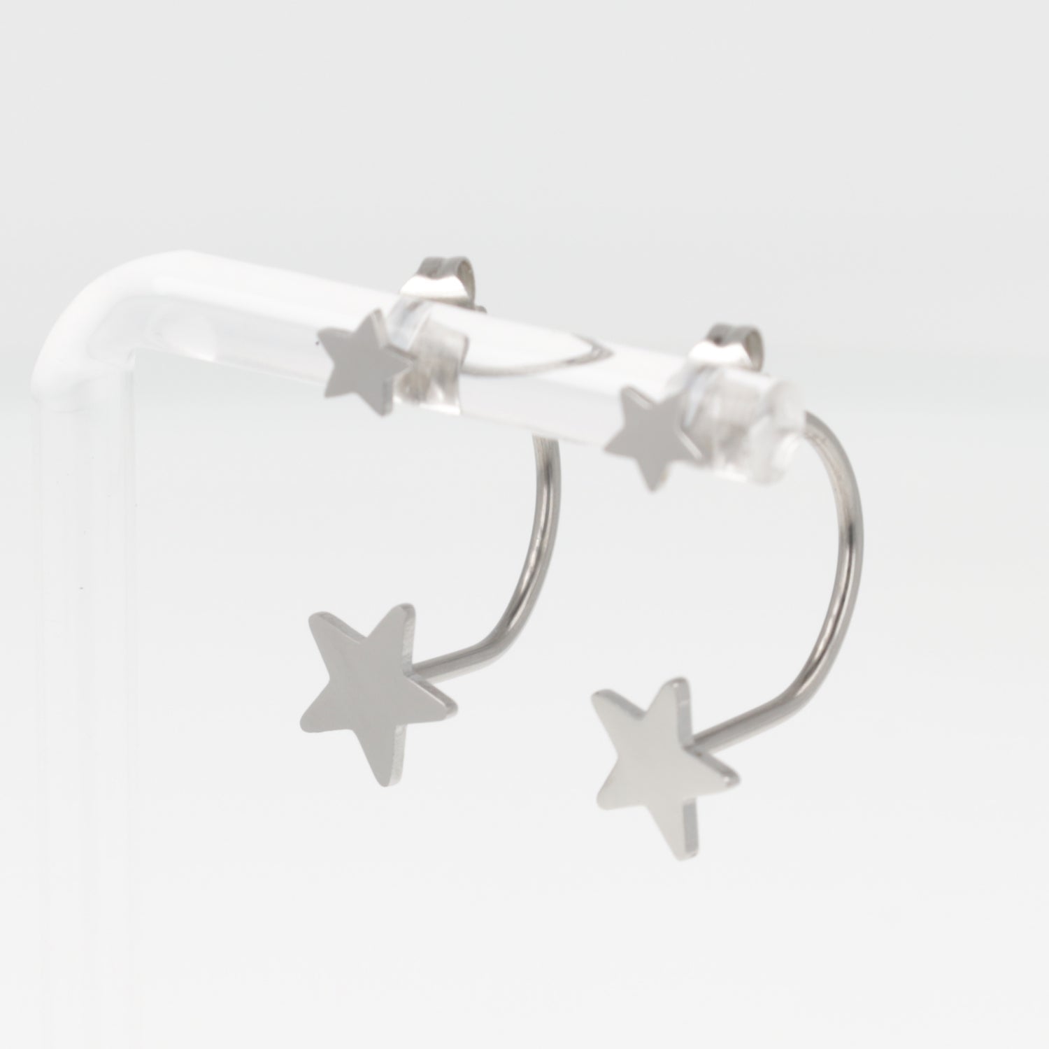 Star Ear Jacket Earrings
