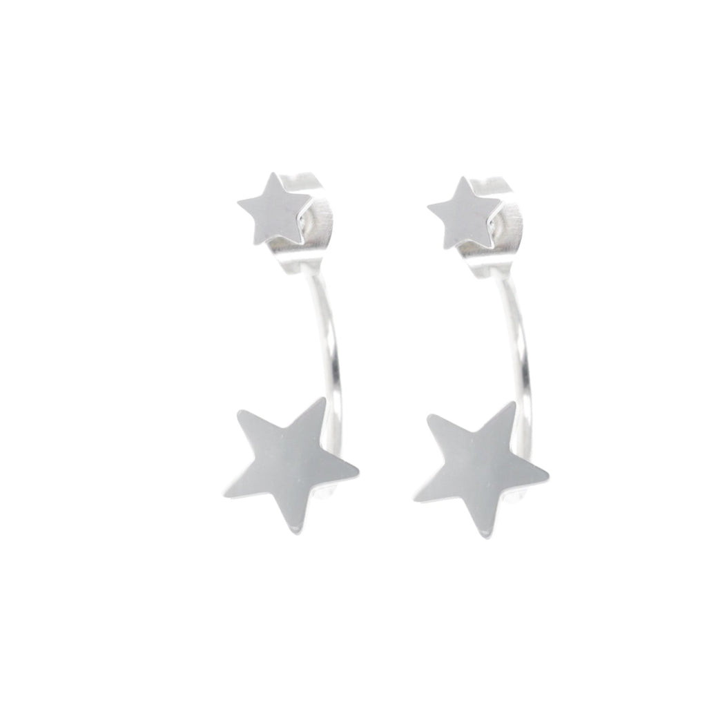 Star Ear Jacket Earrings