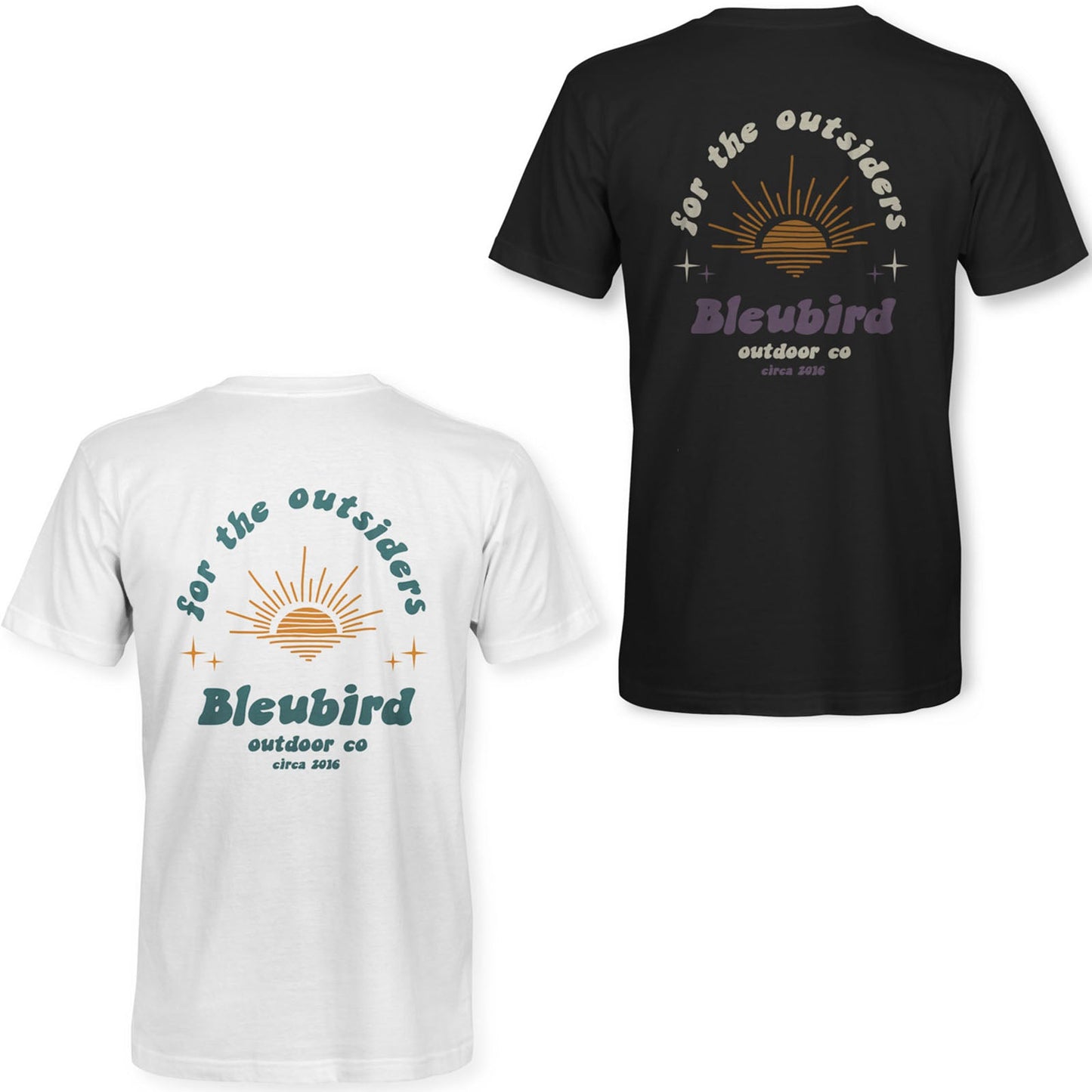 Bleubird Unisex Outsider Short Sleeve T-Shirt